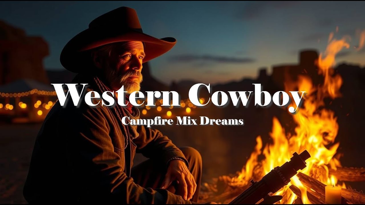 Western Cowboy Music 🎸 Relaxing Country Guitar & Fiddle Instrumentals