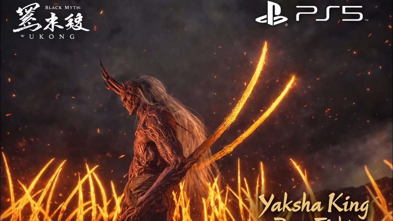 Black Myth: Wukong: Yaksha King boss fight #games #ps5 #wukong #blackmythwukonggameplay #sunwukong 