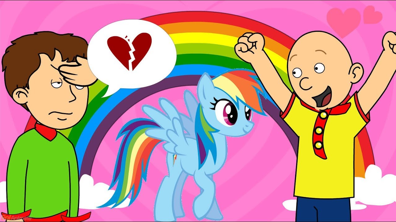 Caillou becomes a My Little Pony fan/Grounded