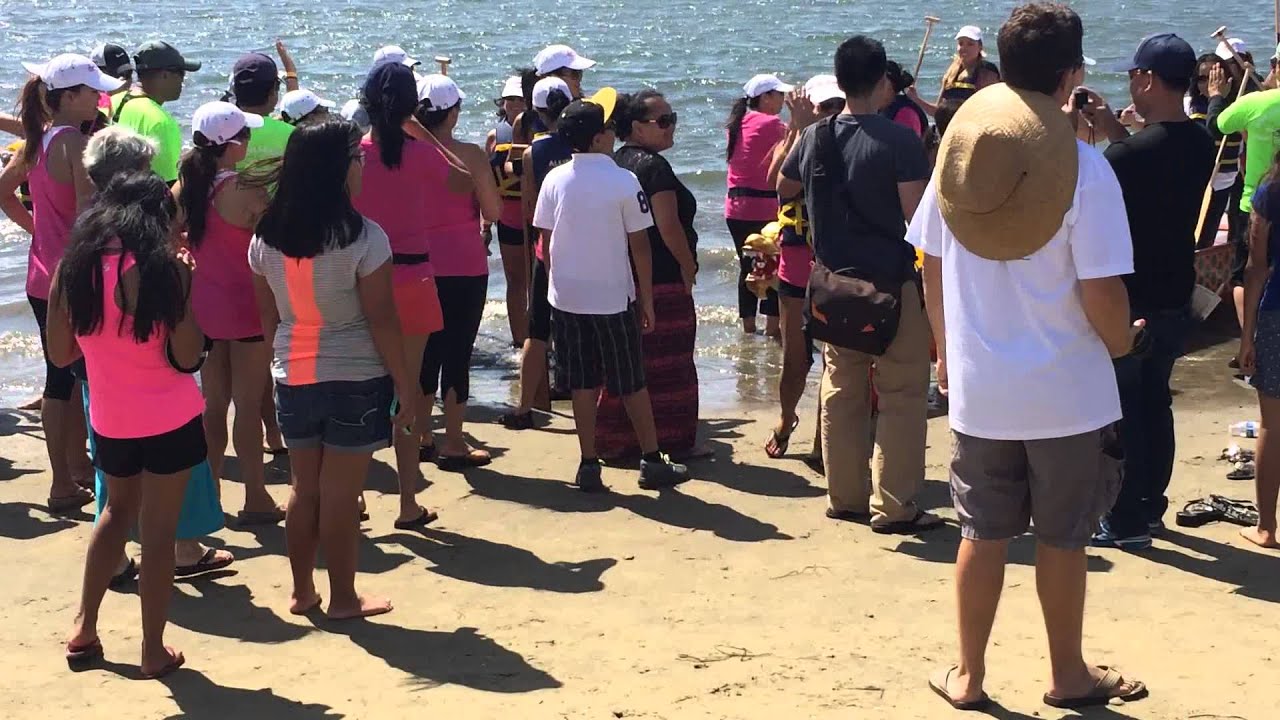 Lao Boat Racing Festival. September 5, 2014 at San Diego, California.  LCCC's Angel VS Sweetie