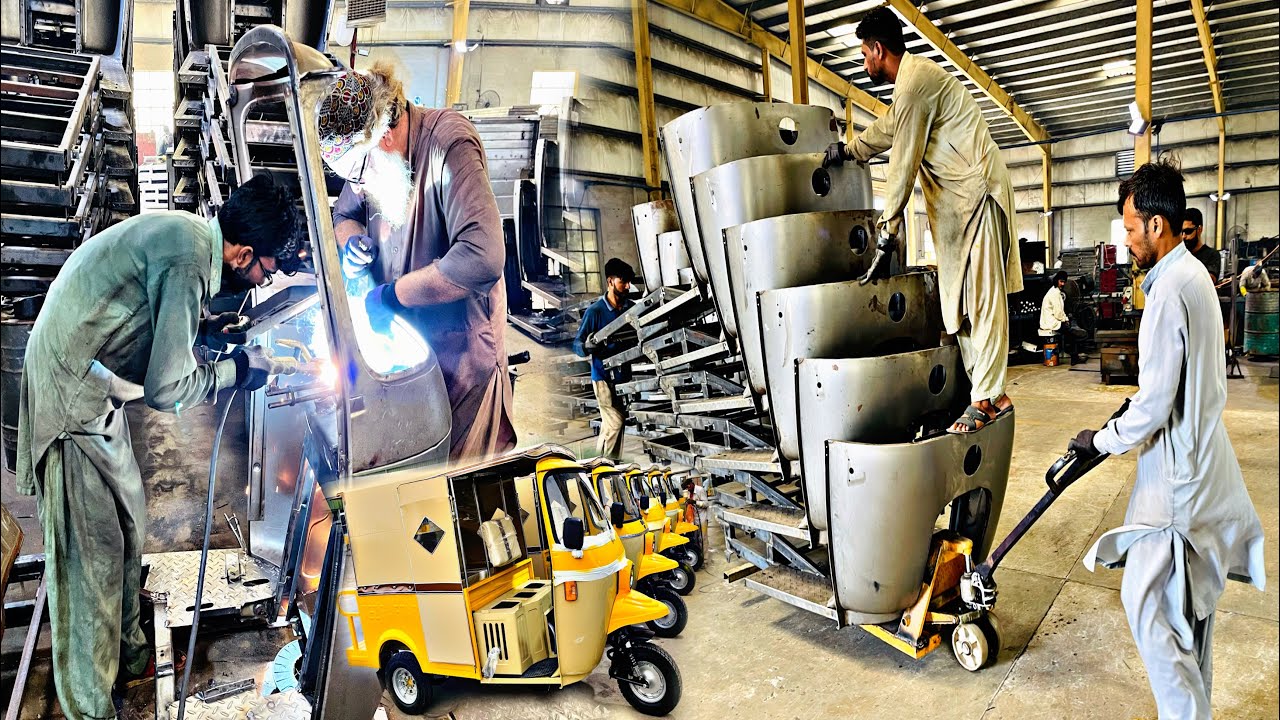 How Best Quality Auto Rickshaw Production in Largest Factory | How We Make Thousands of Rickshaw