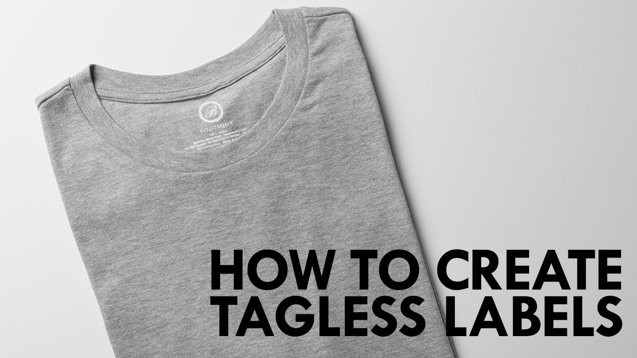 How To Private Label Your T-Shirts By Creating Tagless Labels Using Forever Flexsoft
