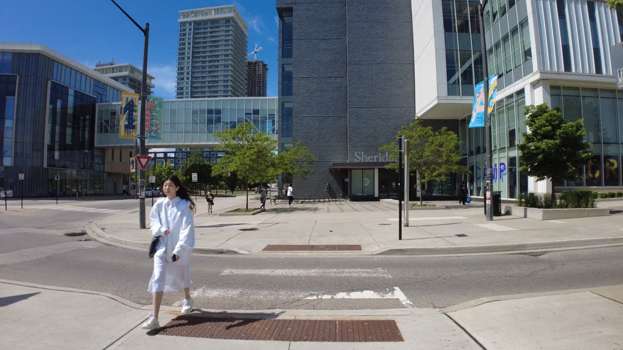 [4K] Mississauga Downtown - Weekday Morning Walk | May 2024