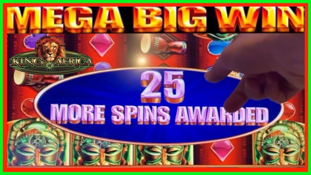 **INSANE RE-TRIGGERS!!!** King of Africa Slot Machine WMS