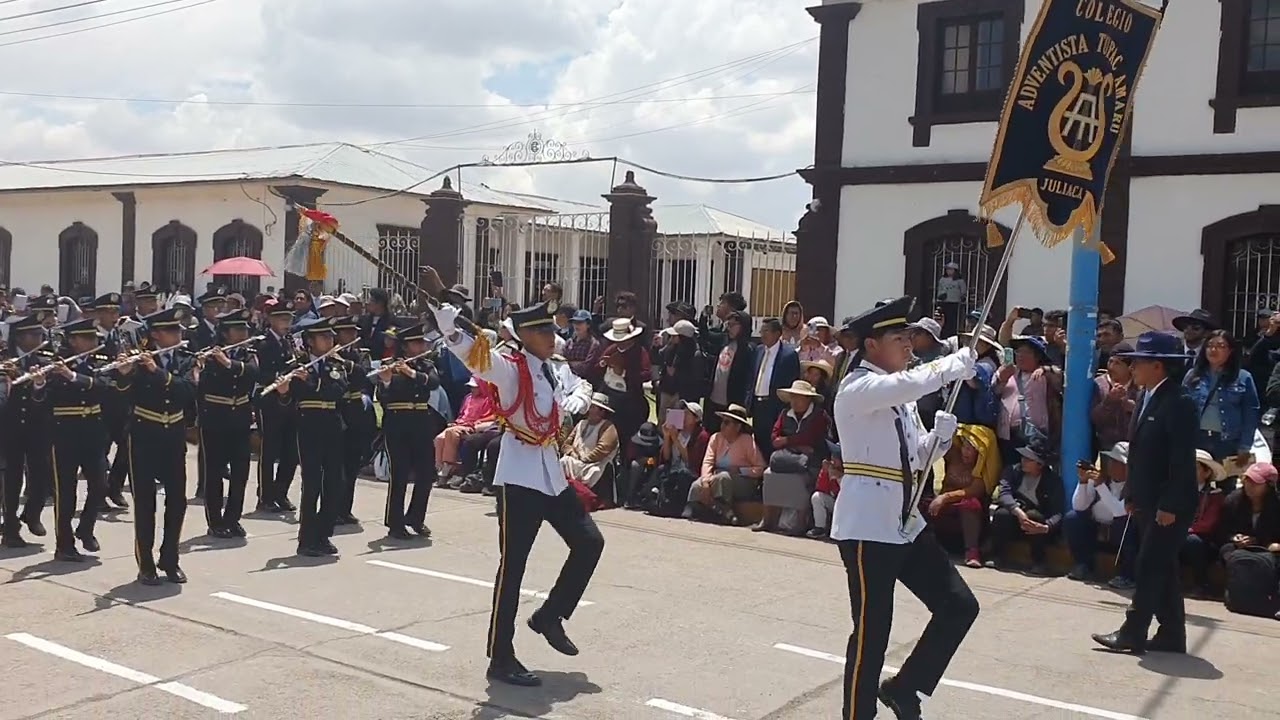 MARCHA "TUPAC AMARU" - BANDA COLEGIO ADVENTISTA TUPAC AMARU - ANIV. DE LA EDUC. ADVENTISTA 2023