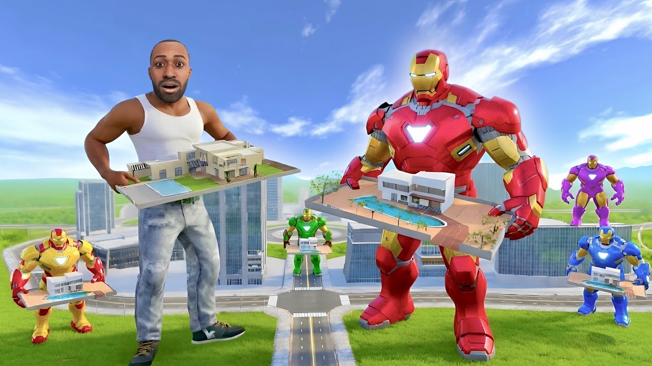 Franklin VS Iron Man In Indian Bike Driving 3D