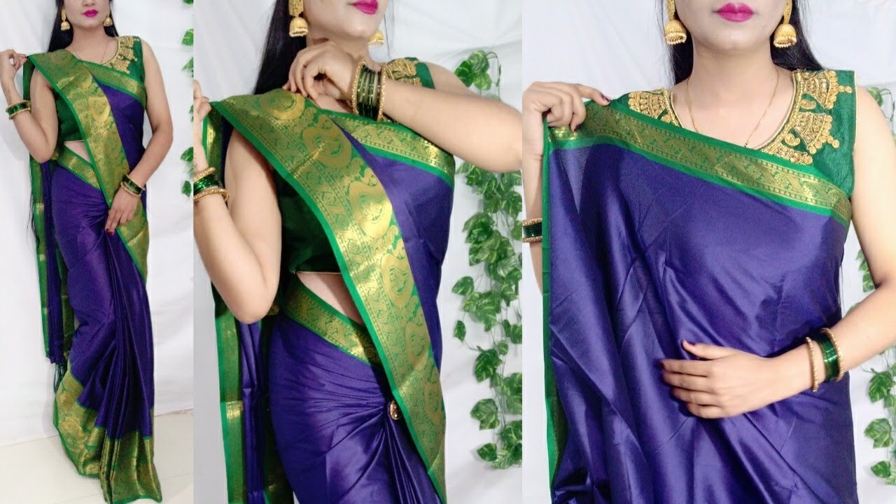 Quick & Perfect Saree Draping Tips, Tricks/Saree wearing tips/Saree pahane new trick @Saundaryaa