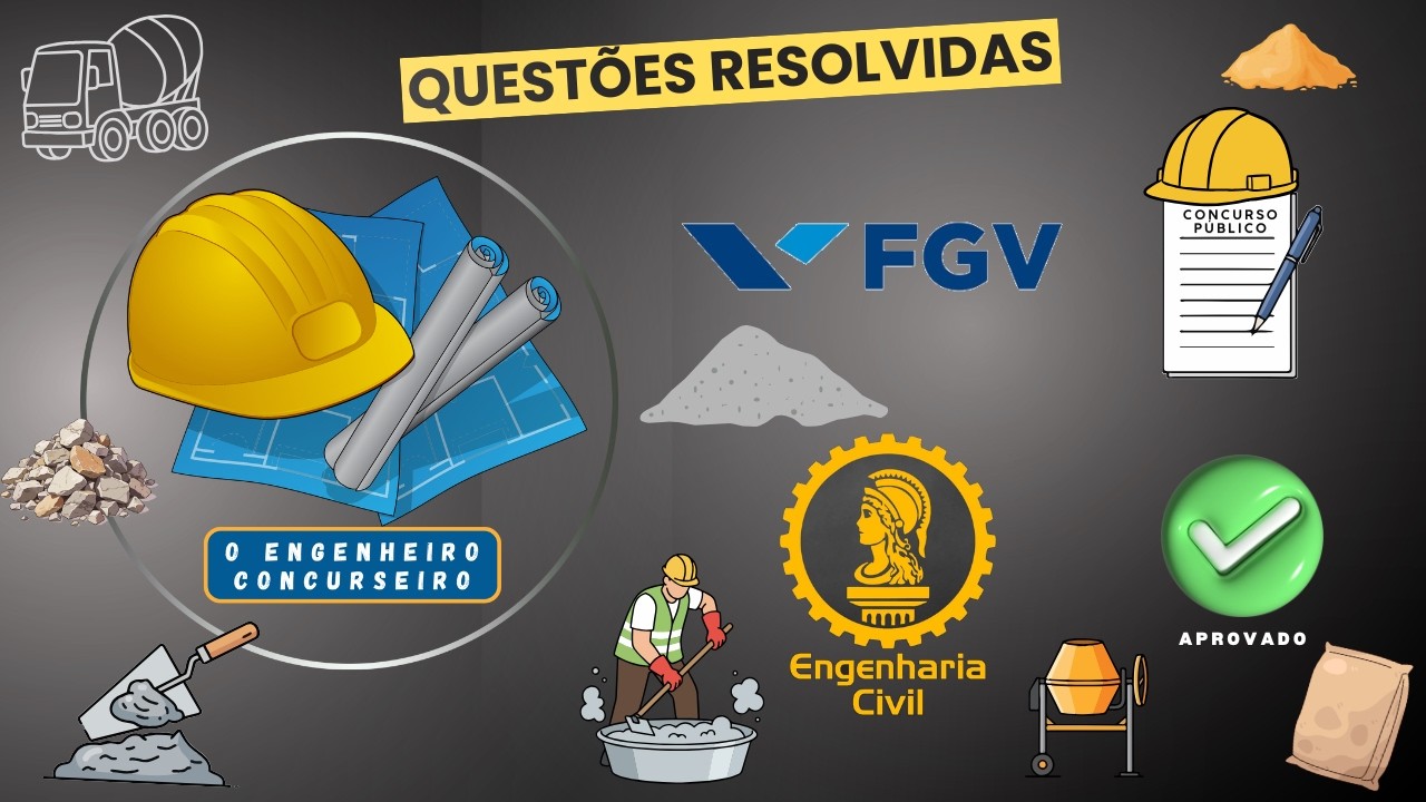 Consumo de água no concreto | Traço: cimento, areia, brita e água | FGV | Engenharia civil