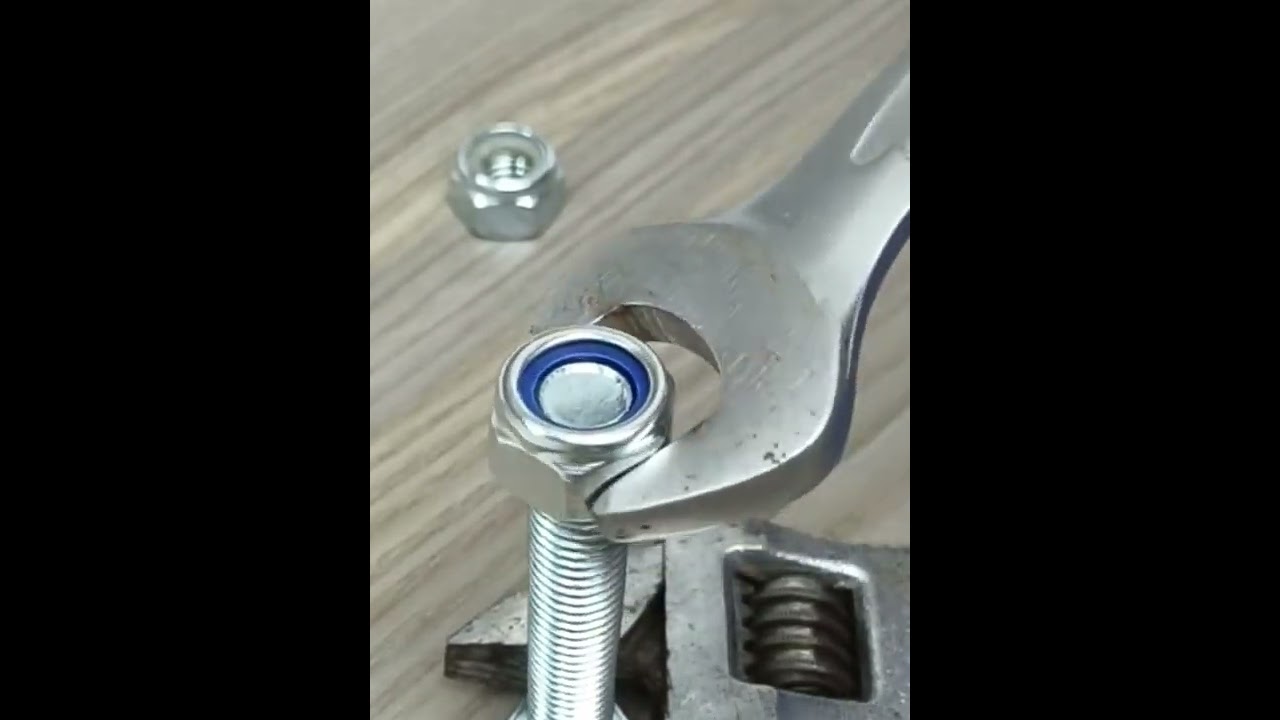Nylon lock nut will be tighter