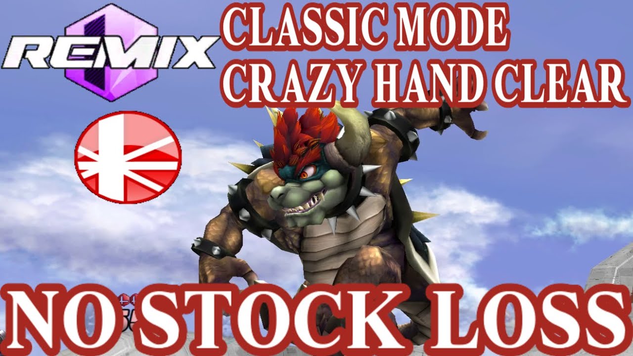 Project M Ex Remix 0.95b - Classic Mode on Intense with Giga Bowser (Crazy Hand Clear) No stock loss
