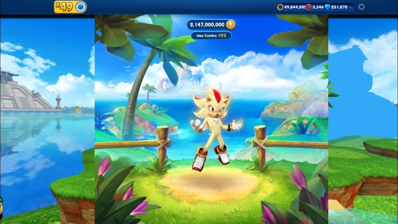 Sonic Dash - Movie Super Shadow Gameplay