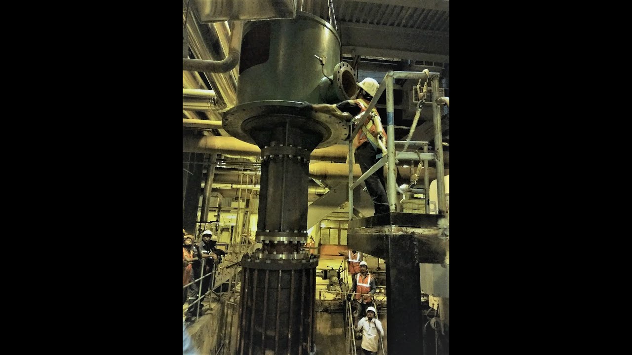 Condensate extraction pump in thermal power plant
