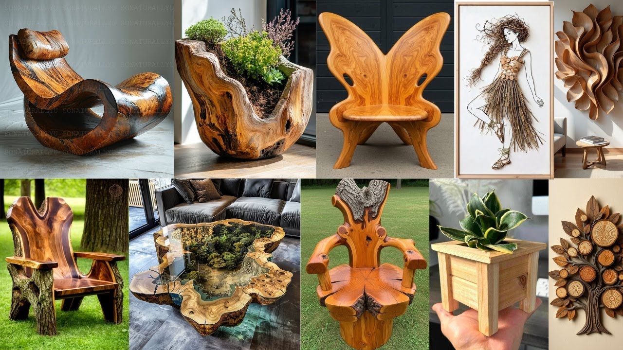 NATURALLY CRAFTED WOOD The Soul of the Forest in Your Hands #homedecor #woodscraft #home #decor #diy