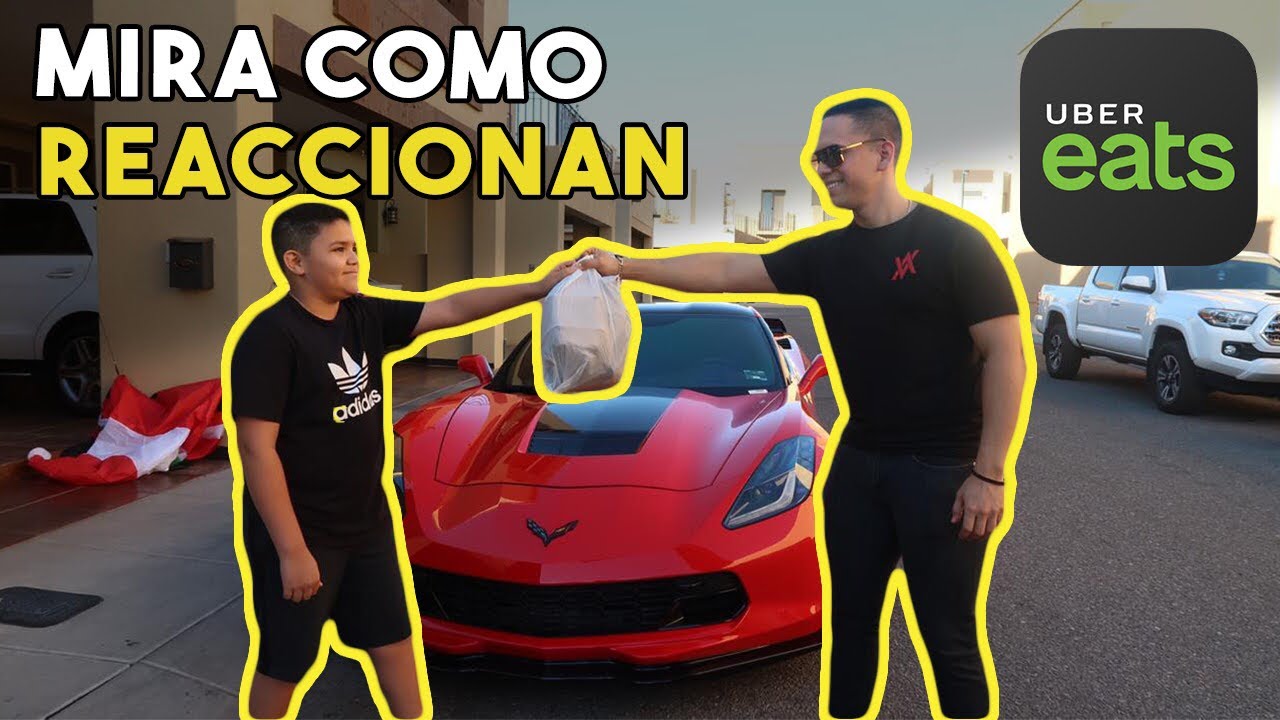 UBER EATS CORVETTE Z07 || ALFREDO VALENZUELA