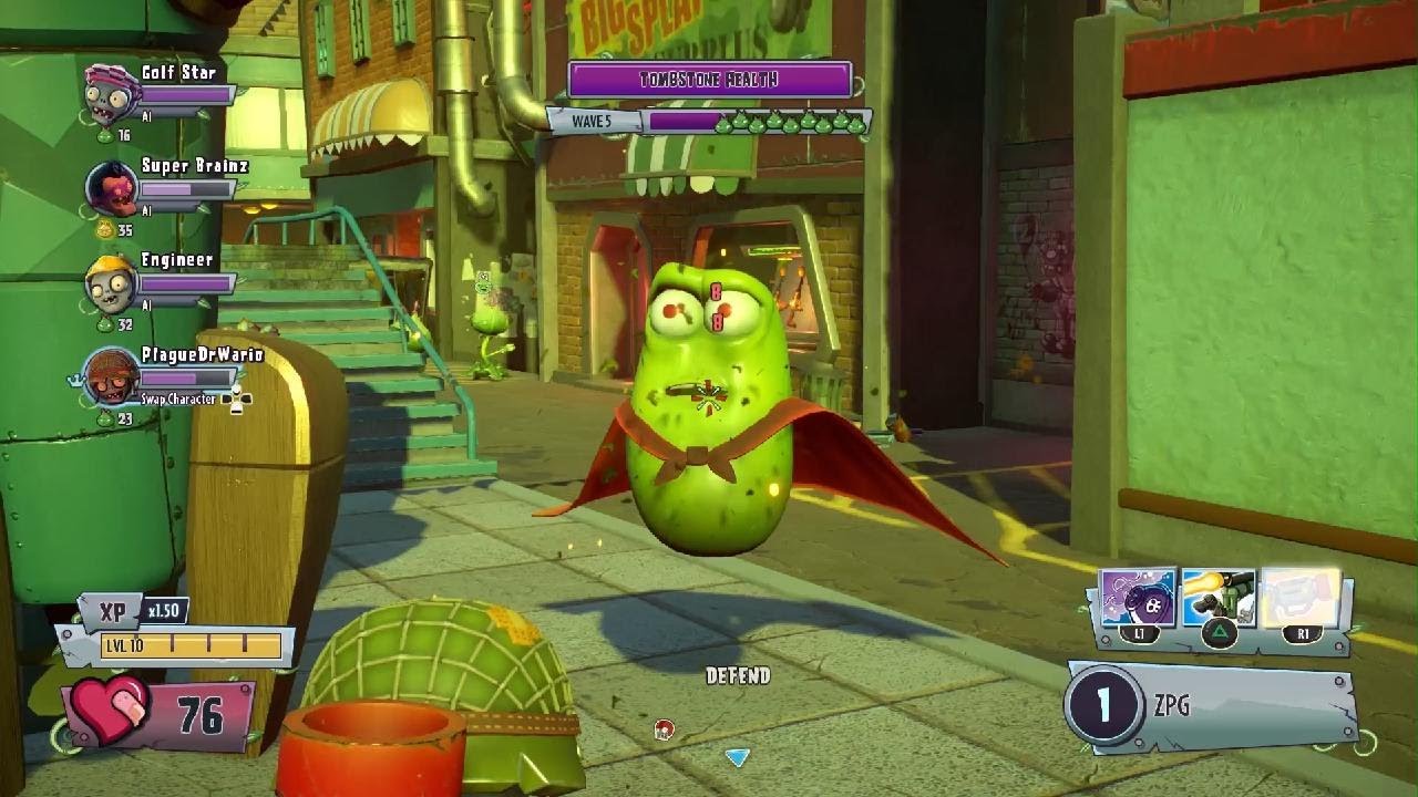 Plants vs Zombies GW2 Blasting up the battle