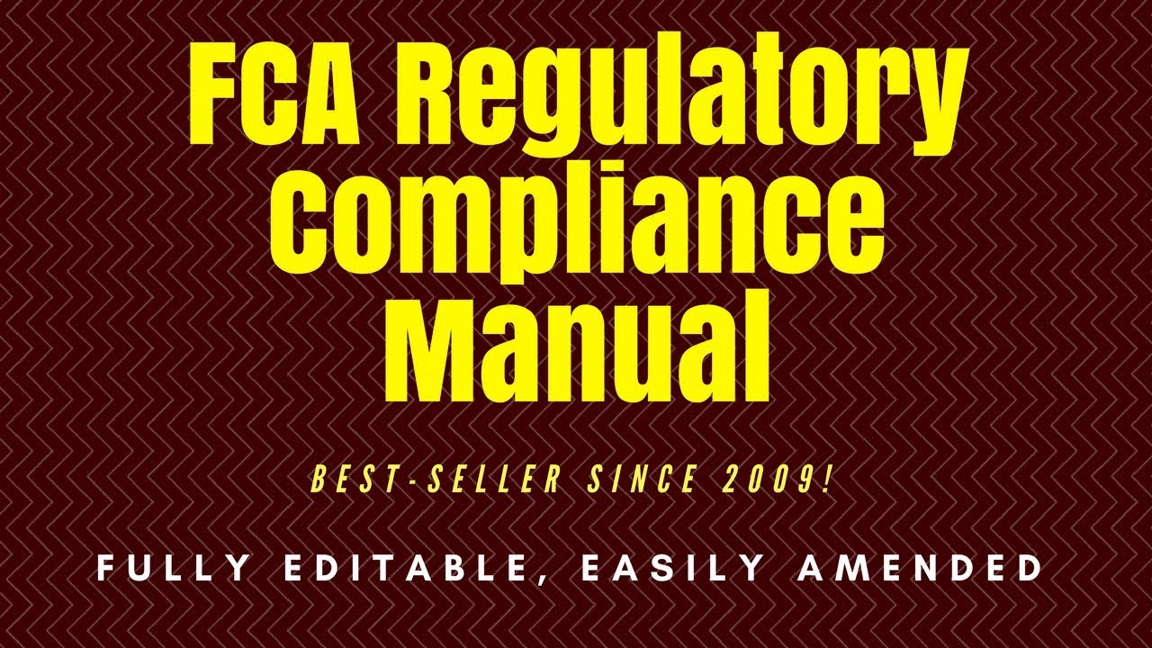 Regulatory Compliance Manual for UK Financial Services