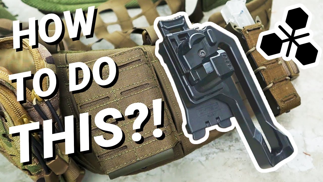 How to mount Pistol Holster to Novritsch Battle-Belt?!