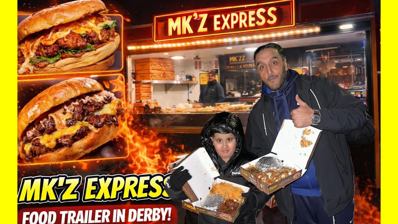 DERBY'S STREET FOOD IS LEVELLING UP🔥MKz EXPRESS IN DERBY🍔 SMASH BURGERS & MUNCHBOXES😍🤙🏼