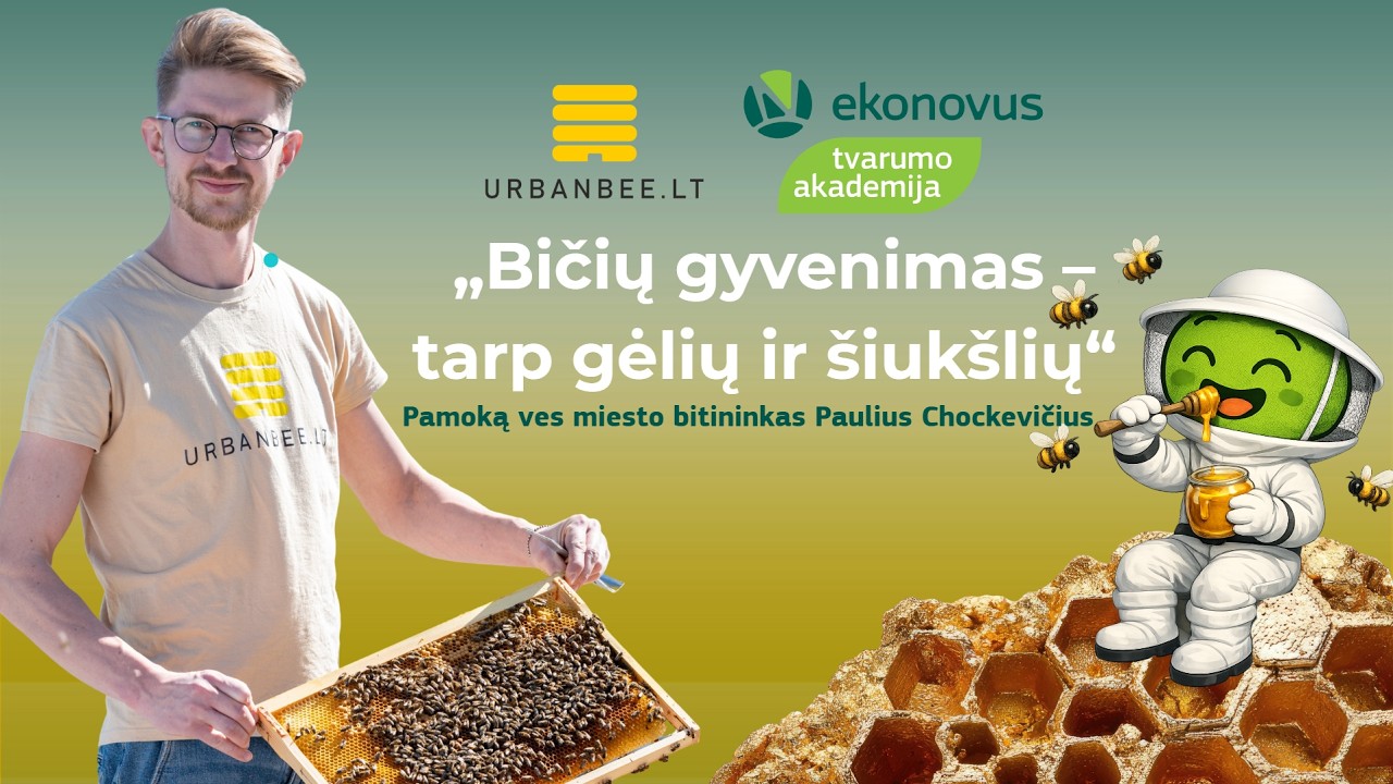 Edukacinė nuotolinė pamoka „Bičių gyvenimas – tarp gėlių ir šiukšlių“🌼🐝