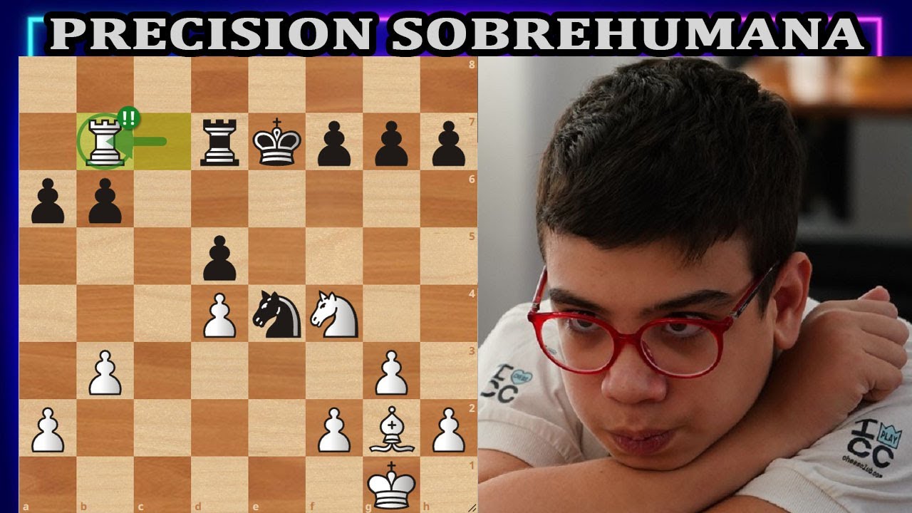 Txb7!! HERMOSA JUGADA Faustino Oro vs Eline Roebers ronda 4 Tata Steel Chess Challengers 2026