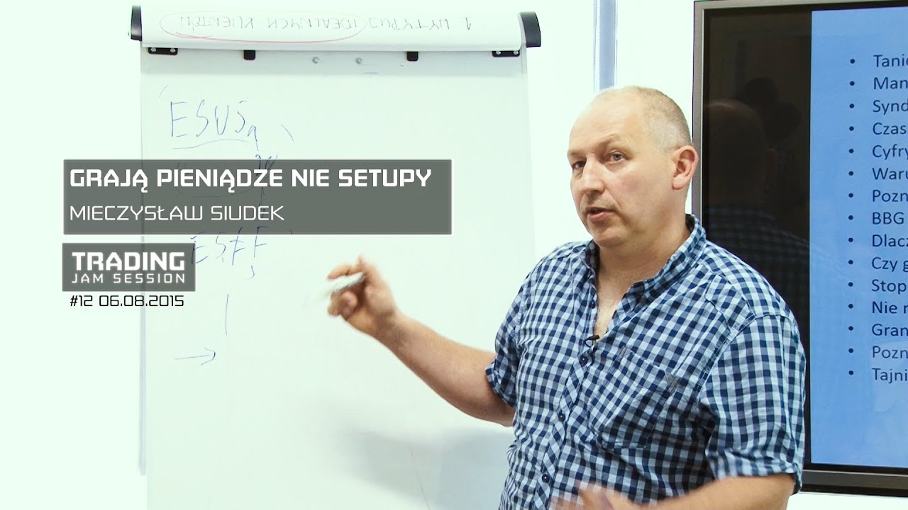 Grają pieniądze nie setupy, Mieczysław Siudek, #12 Trading Jam Session 06.08.201