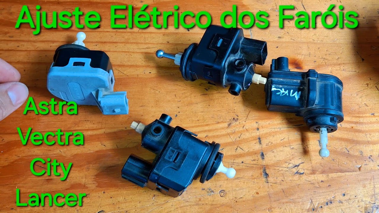 Como Consertar o Motor do Ajuste Elétrico dos Faróis do Astra Vectra Elite Elegance