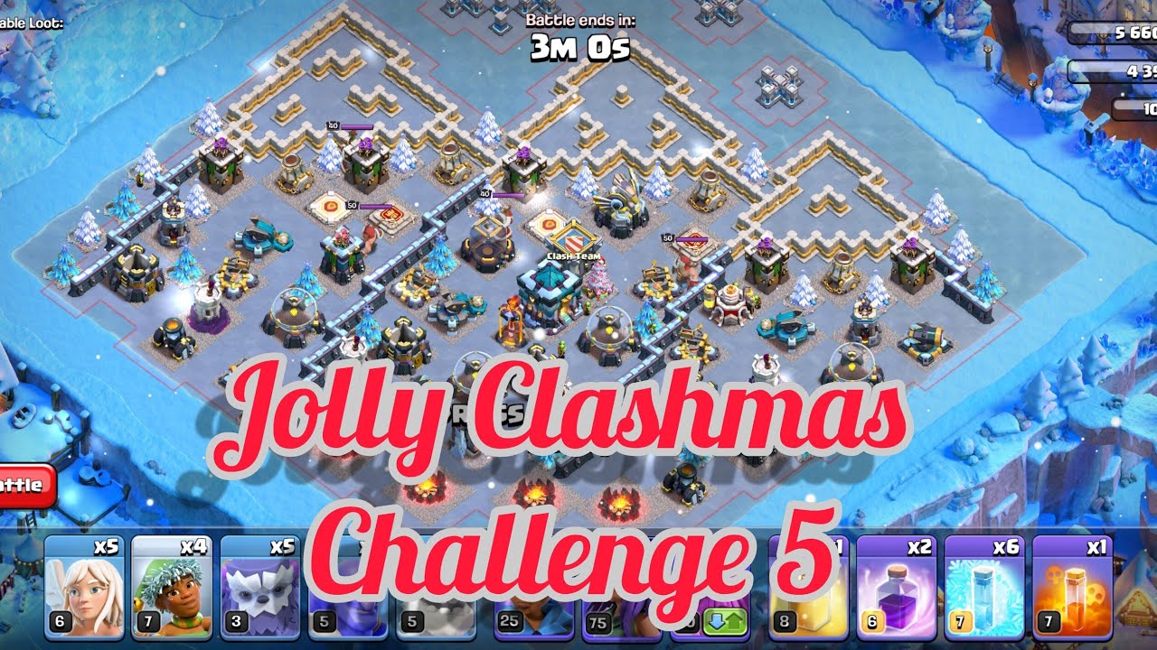 Jolly Clashmas challenge 5 🔥