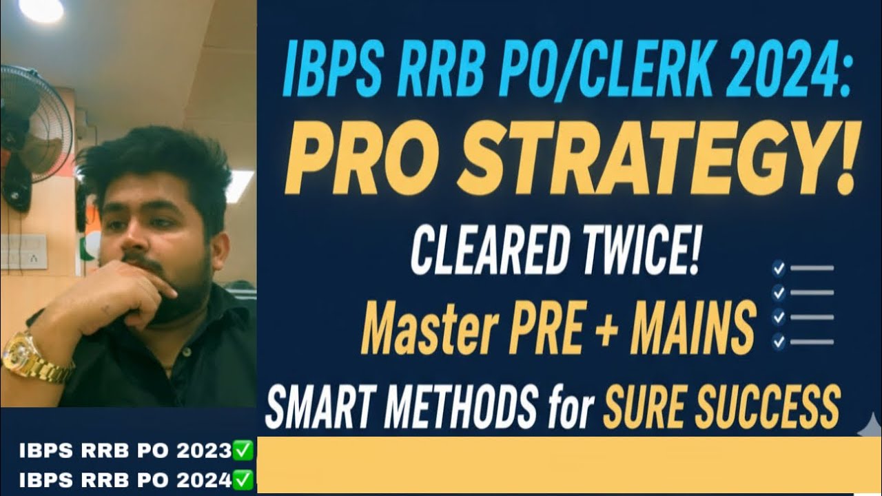 LAST TIME PRO STRATEGY for IBPS RRB PO & CLERK 2025 .. #bankingbytesbymohit #ibpsrrbpo #ibps