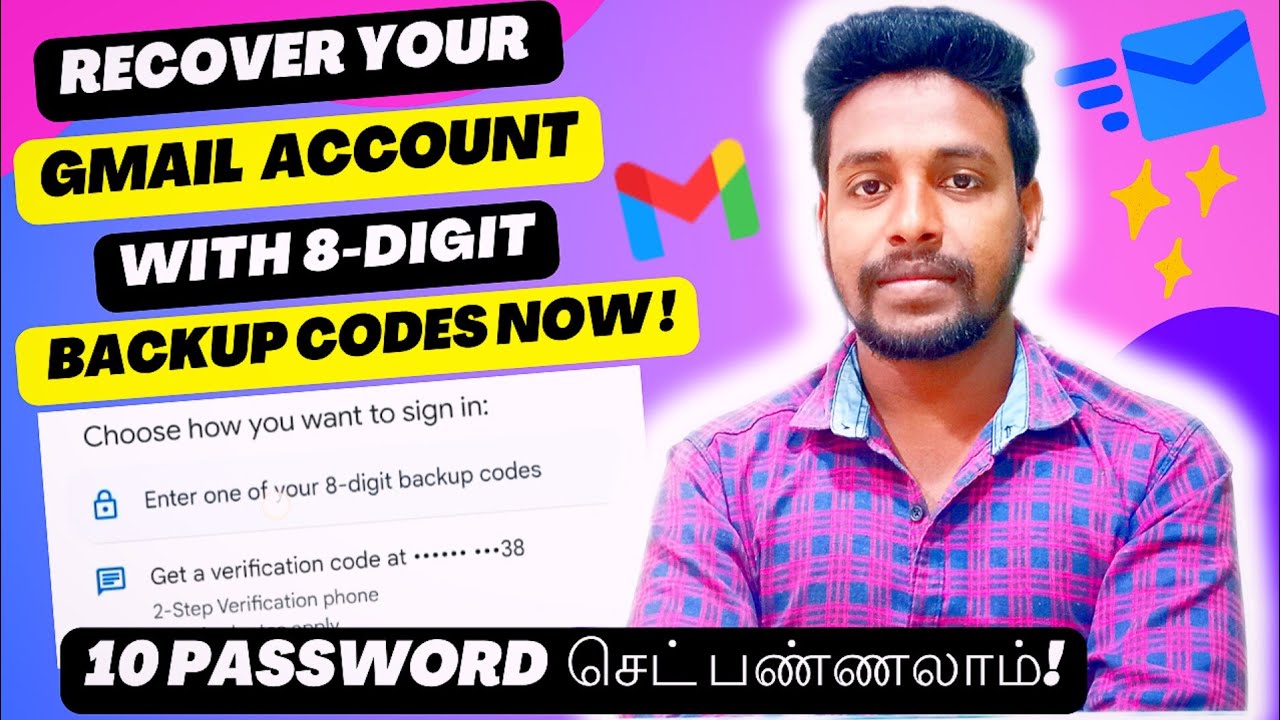 RECOVER YOUR GMAIL ACCOUNT WITH 8-Digit BACKUP CODES NOW?💯🔥