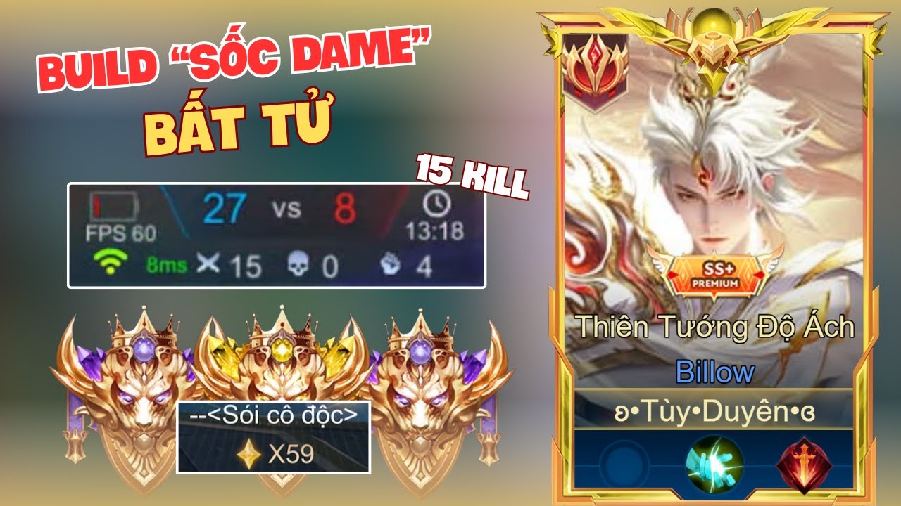 C.Ư.Ớ.P Rừng Đầu Game, Billow Với Build Đồ Dồn Dame Khiến Team Bạn Thở Oxi - Li&ecirc;n Qu&acirc;n