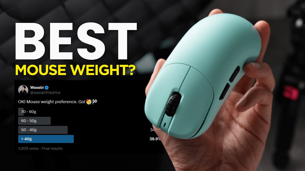 Best Gaming Mouse Weight? Does Lighter = Better? (The Truth)