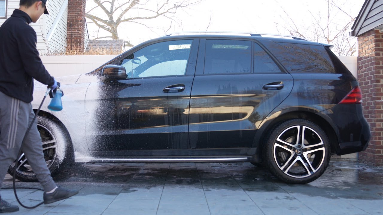 Dirty Mercedes GLE 43 AMG | Exterior Wash | 4K