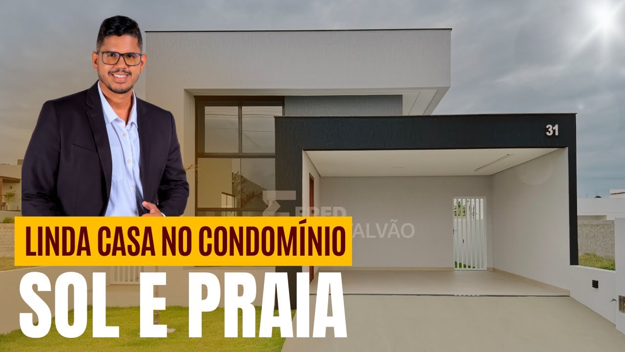 Casa em Condomínio fechado em Aracaju - Barra Dos Coqueiros - Sol e Prai