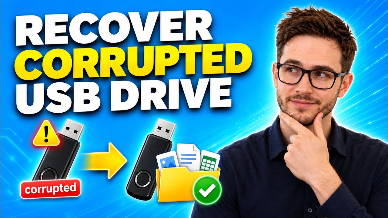How to Recover a Corrupted USB Drive | Data Recovery + 3 Fixes