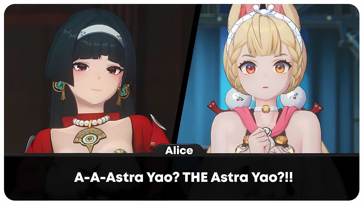 Alice Squeals and Simps for Astra Yao (Cutscene) | Zenless Zone Zero 2.1