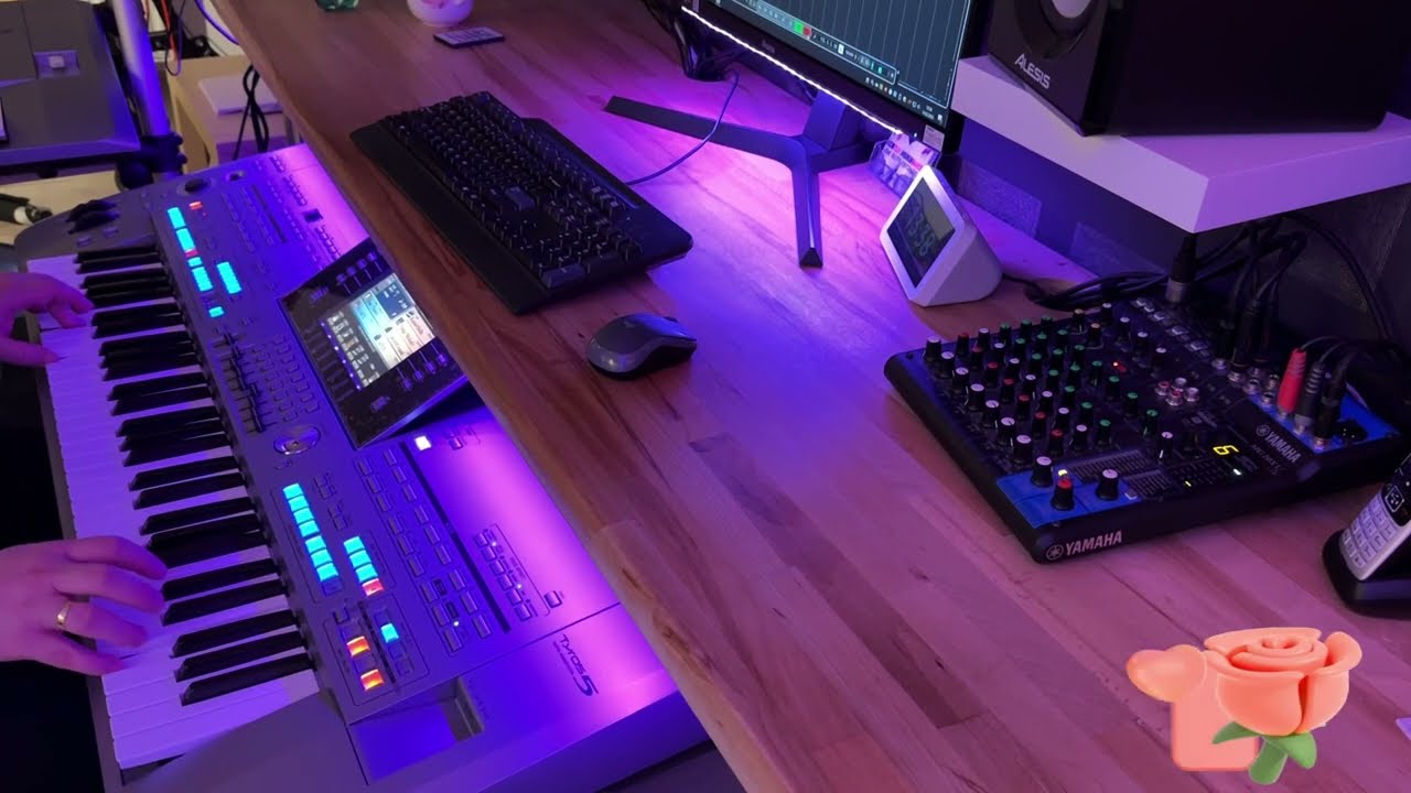 De hele nacht aan jou gedacht - cover Yamaha Tyros 5