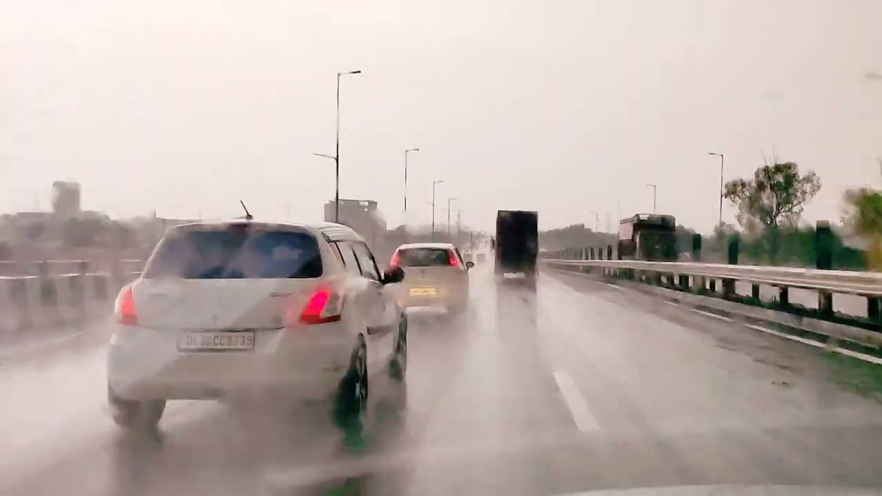 Sudden rain in Delhi NCR || Baarish in Summer