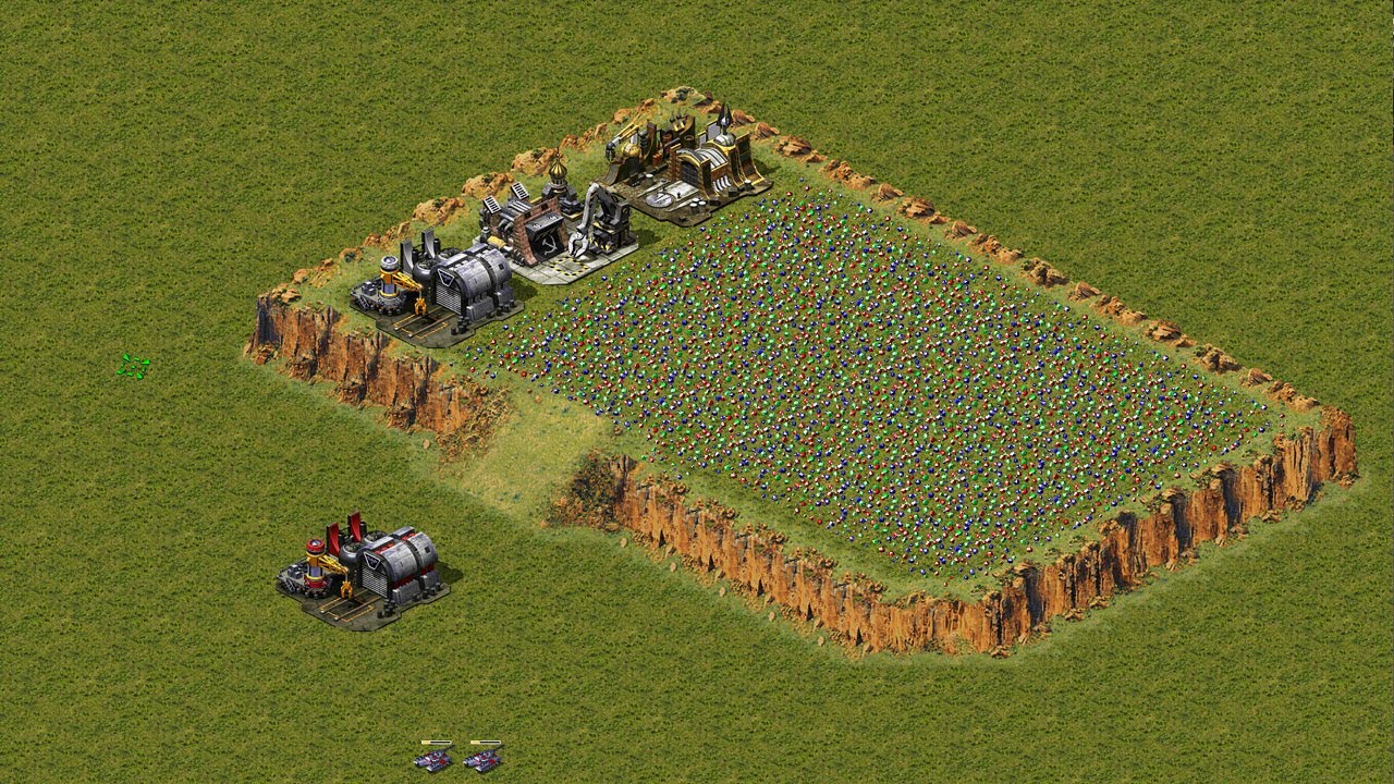 Red Alert 2 | Yuri's Revenge | 7 vs 1 | France | Allied | Grand Cannon | Yuri | Floating disc