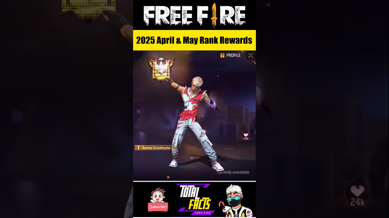 2025 April May CS Rank and BR Rank New Rewards 🎁 Free Fire