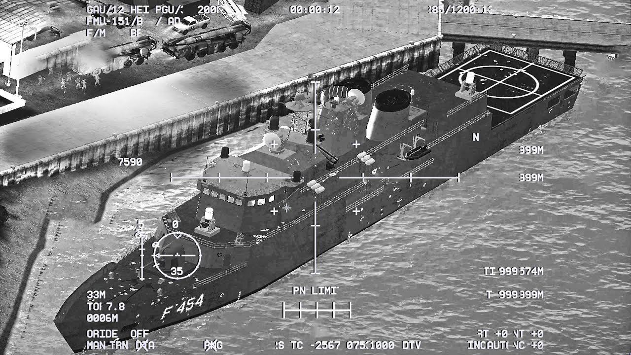 ARMA 3: AC-130W - Military Ship Destroyed by GUNSHIP | There's no way to hide (Milsim Gameplay)