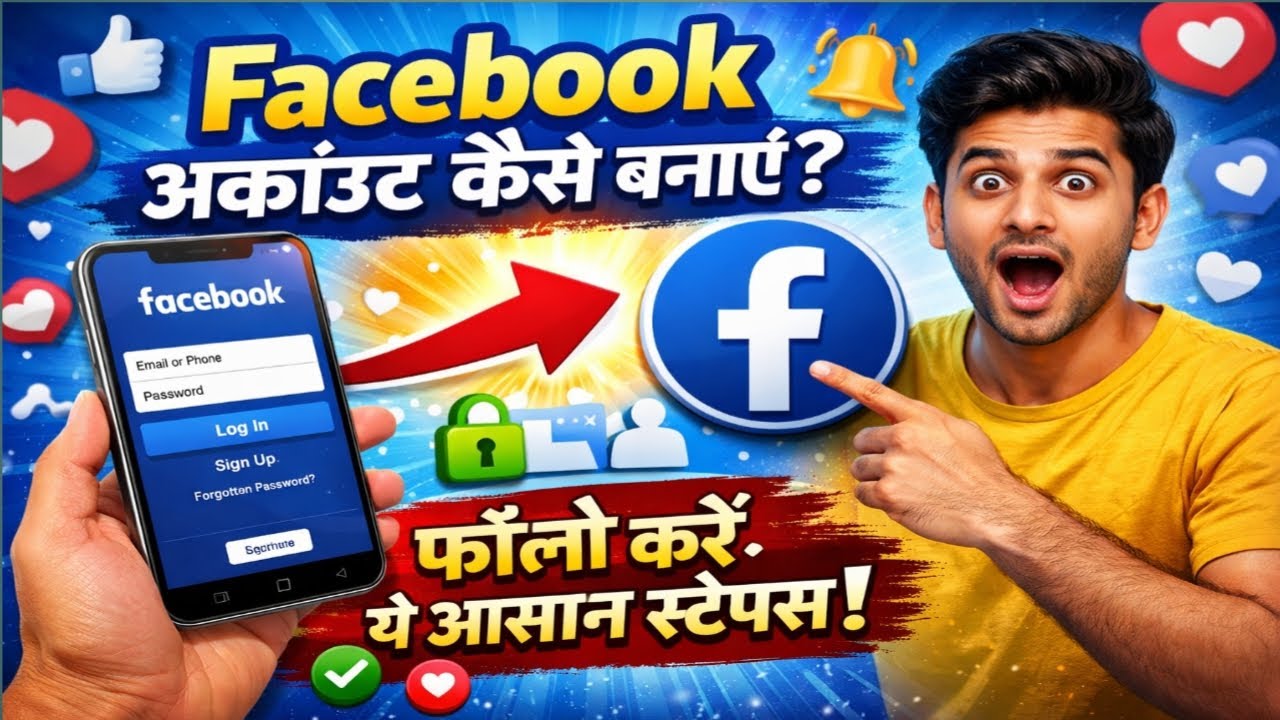 Facebook Account Kaise Banaye // How To Create Facebook Account