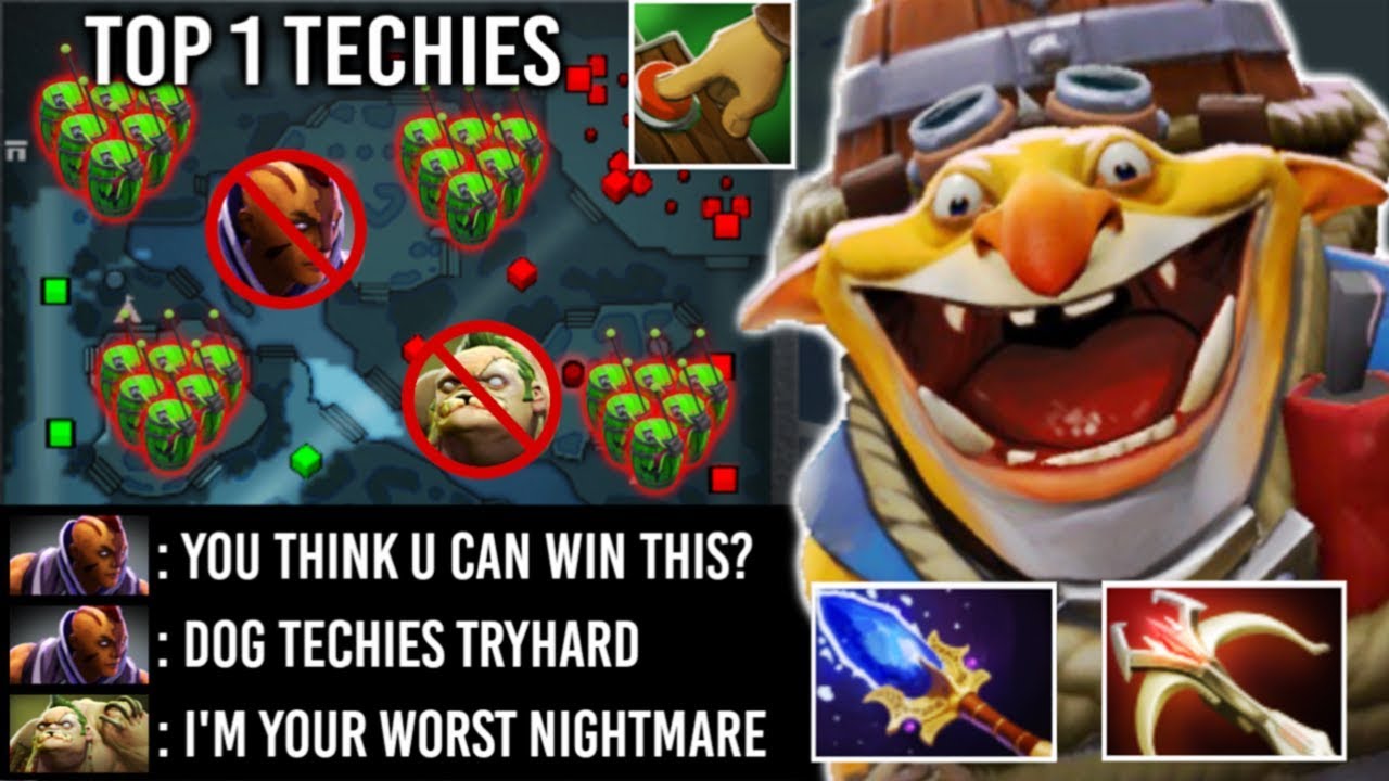 2000 IQ TECHIES VS ANTI MAGE Full Slot And +60 Armor Pudge EPIC Late Game Full Bomb Dota 2