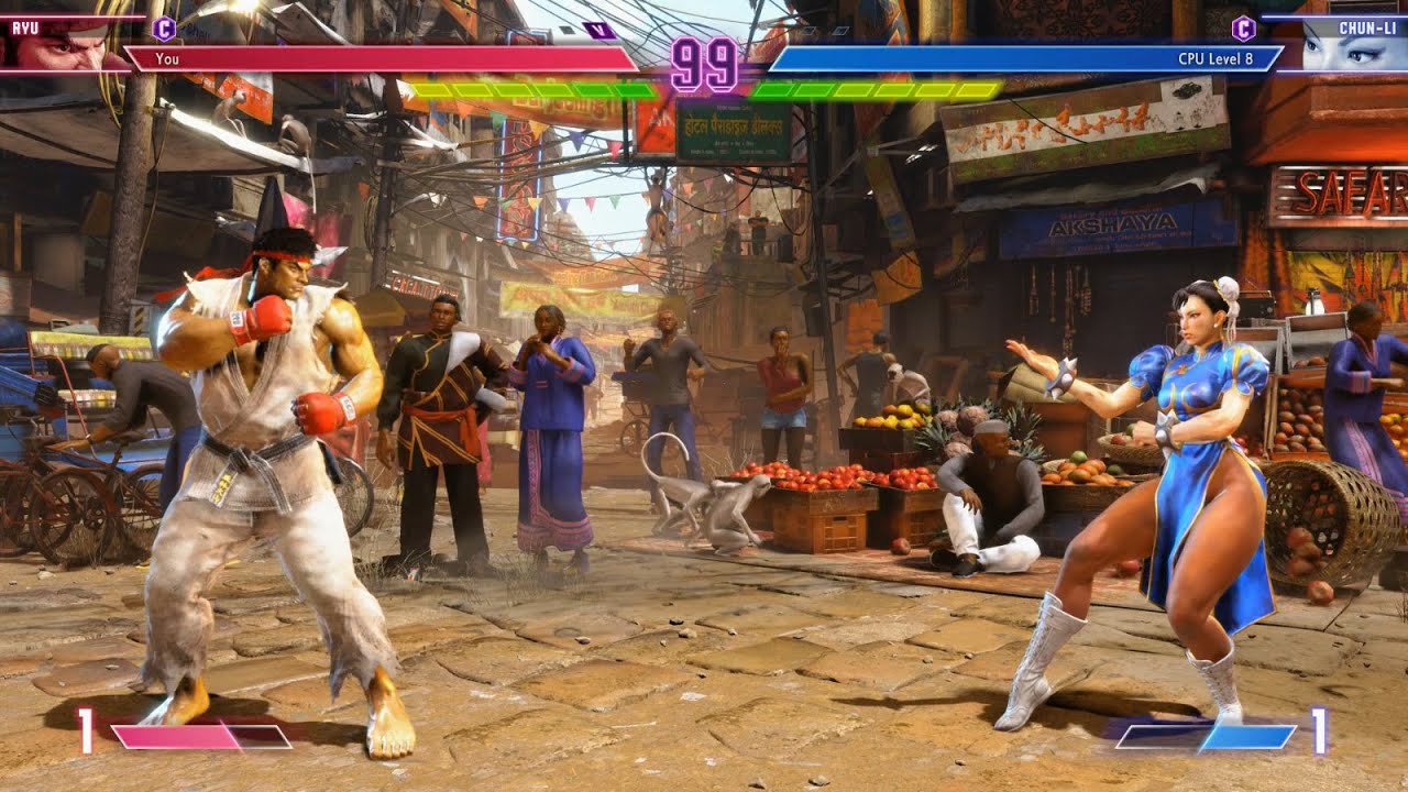 Street Fighter 6 - Ryu vs. Chun-Li (Difficulty Level: 8 (Hardest)) + Outfit 2 Showcase