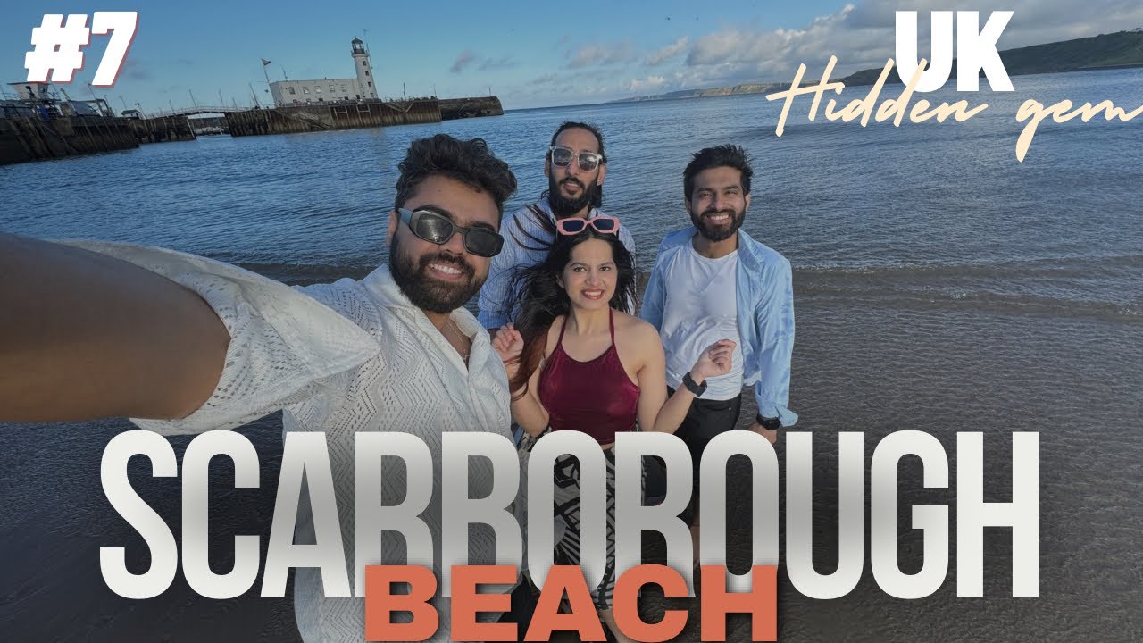 Scarborough beach | Best beach in Yorkshire? | Uk hidden gem | Dhruv dev Vlogs