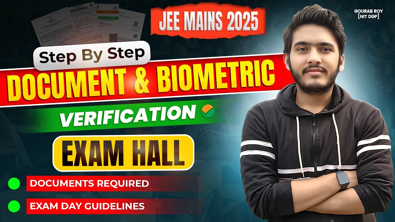 Step-by-Step Process at JEE Exam Hall✅ | Things to Carry for JEE Mains 2026 | Admit Card JEE 2026 