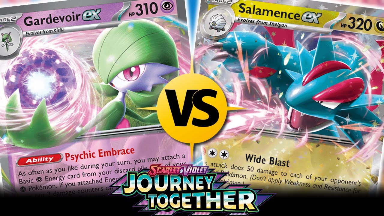 Gardevoir ex VS Salamence ex - Journey Together