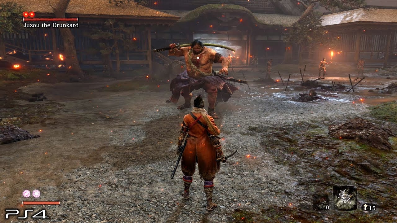 Sekiro: Shadows Die Twice - Hirata Estate Bosses No Damage Gameplay (PS4 PRO)