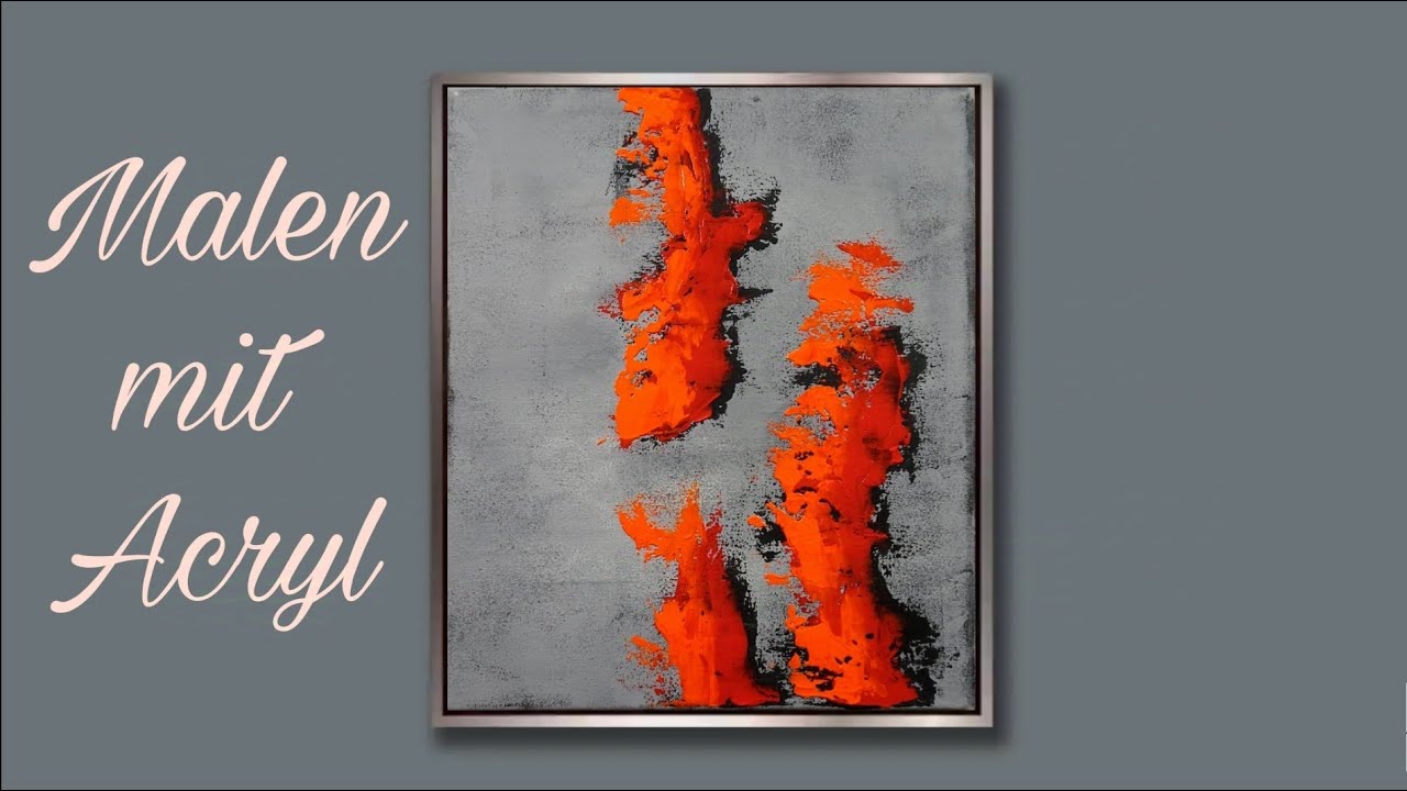 Abstrakte Acrylmalerei , entspannend und meditativ , abstract painting