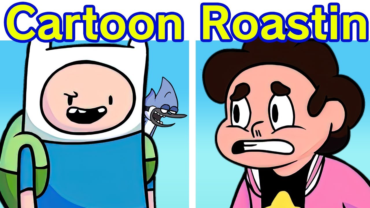 Friday Night Funkin' Finn & Mordecai vs Steven Universe | Roasting on a Cartoon Friday (FNF Mod)