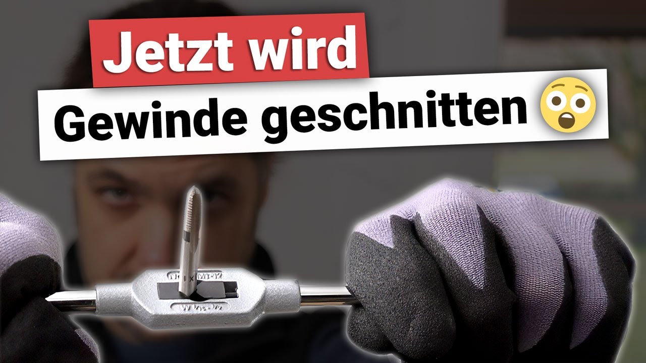Gewinde schneiden & Kernl&ouml;cher bohren f&uuml;r Einsteckschloss